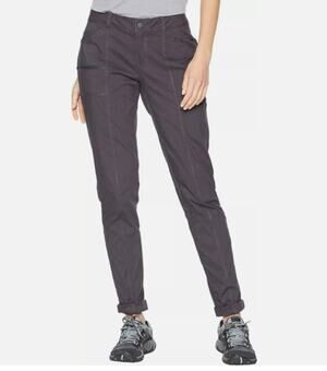 Mountain Hardwear Womens AP Skinny Straight Pant Cargo Athleisure Shark Gray 10